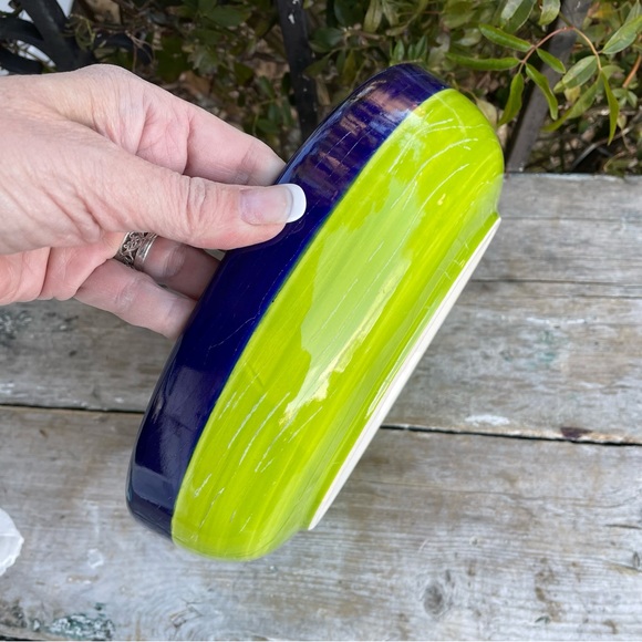 Ceramicas large colorful serving bowl handpainted Spain Cinco de Mayo chips dip - Picture 6 of 9